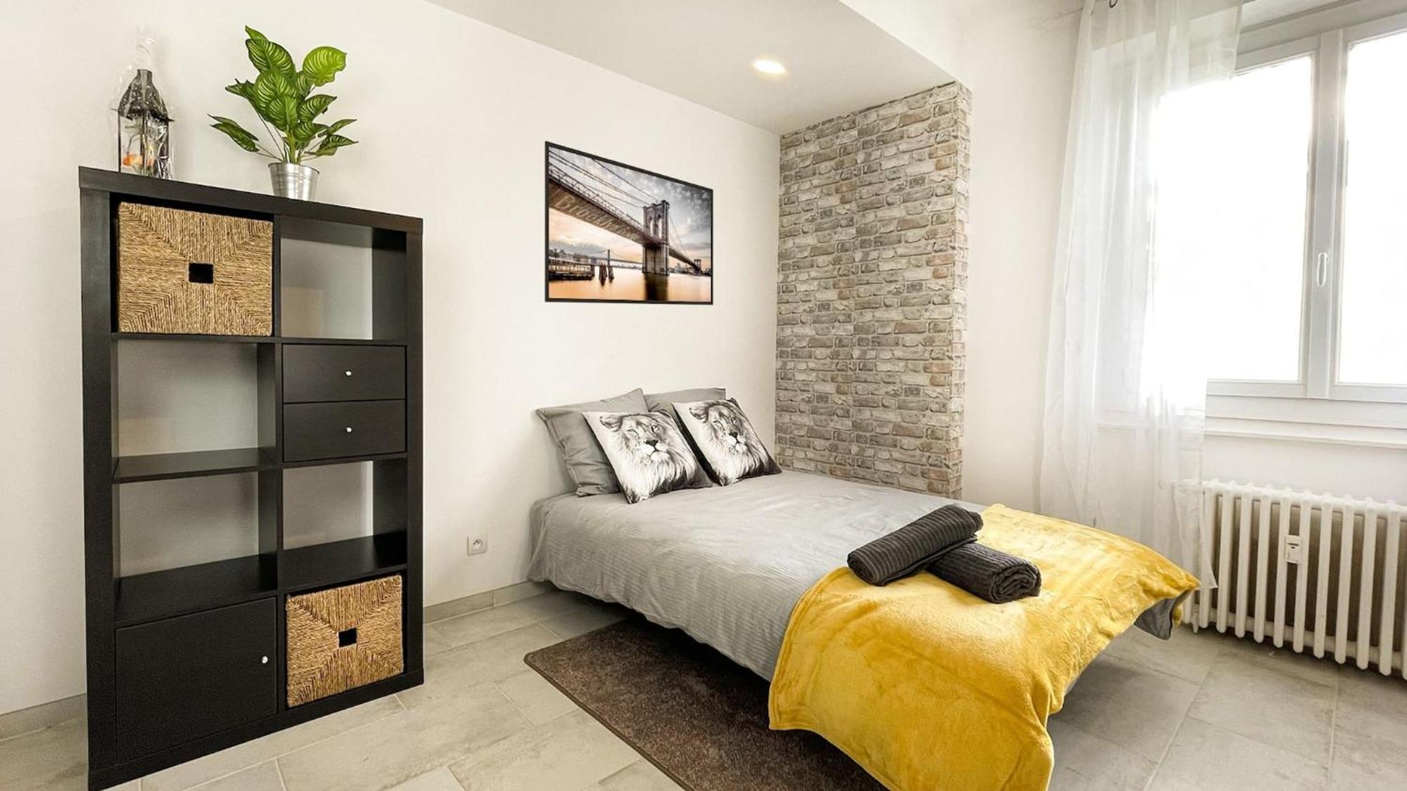 Homey Keola - Parking Prive Gratuit - Aux Portes De Geneve - Au Pied Du Tram - Appartement Avec 1 Chambre Et Un Grand Salon Avec Un Canape-Lit Ambilly Kültér fotó